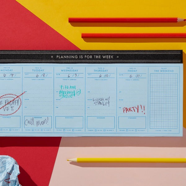 Weekly Planner Pad | Planning is For the Week