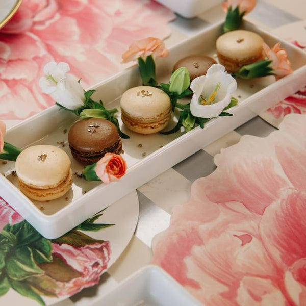 Bone Porcelain Flatware Tray
