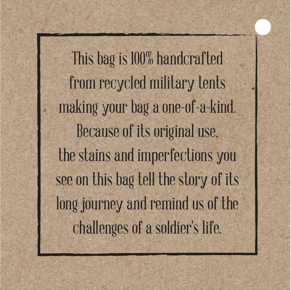 Unisex Crossbody | Upcycled Canvas | US Navy