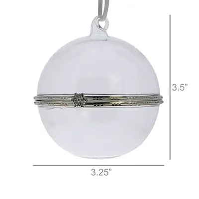 Glass Keepsake Box Ornament {Multiple Styles}