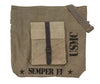 Unisex Crossbody | Upcycled Canvas | USMC Semper Fi