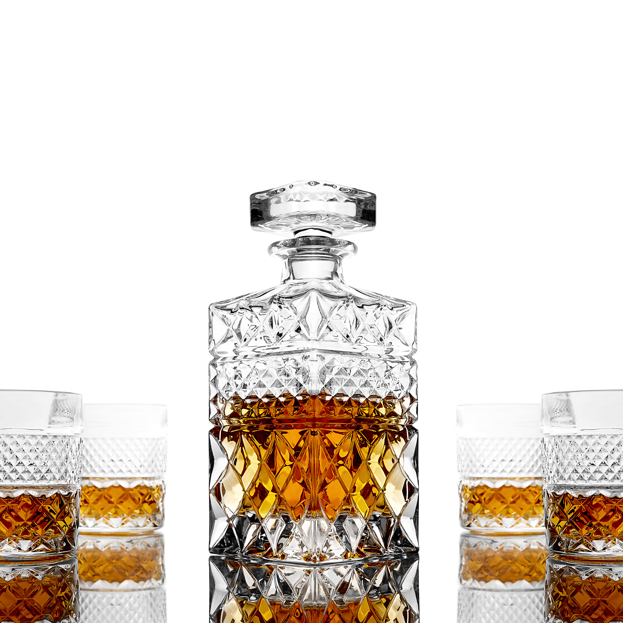 Coffret cadeau carafe à whisky avec verres et pierres rafraîchissantes
