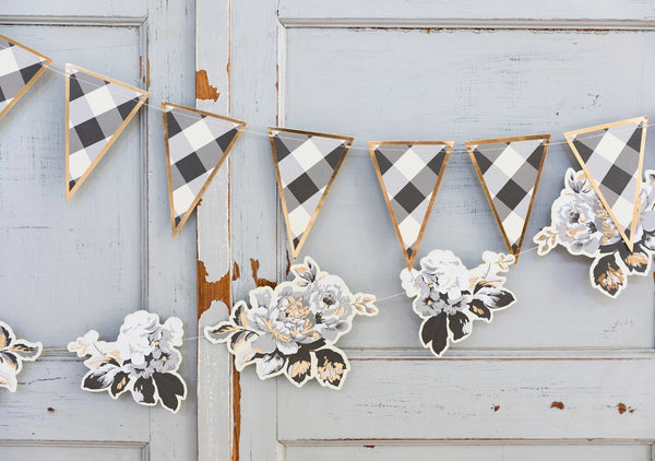 Check Pennant Banner | Gingham Farm