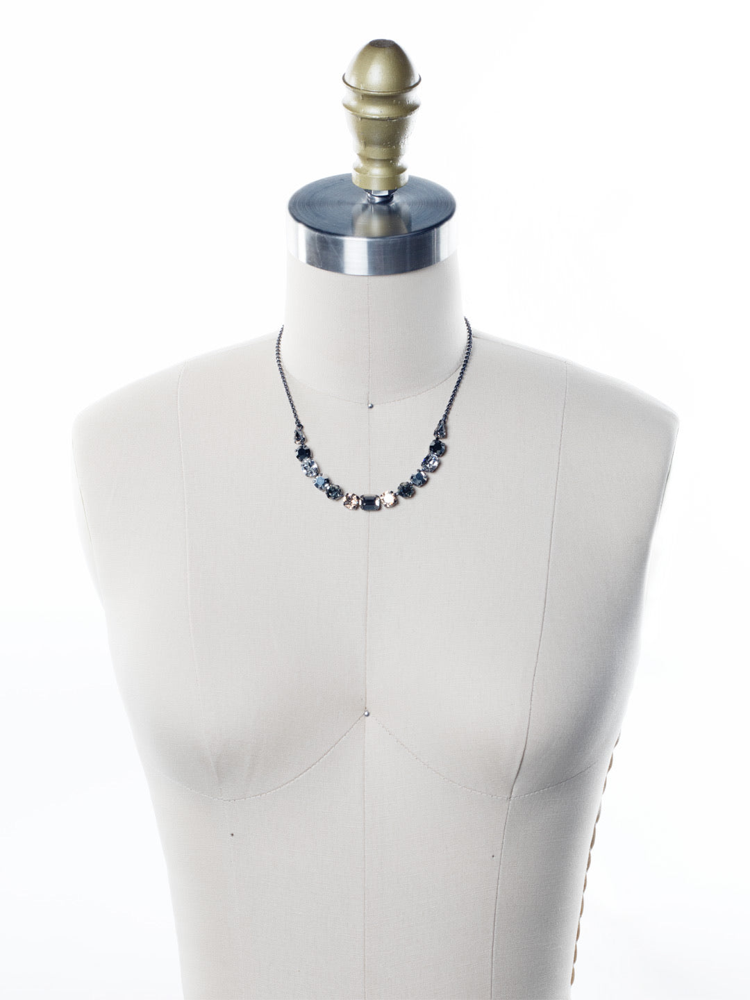Collier de tennis demi-ligne Tansy | Ombre dorée