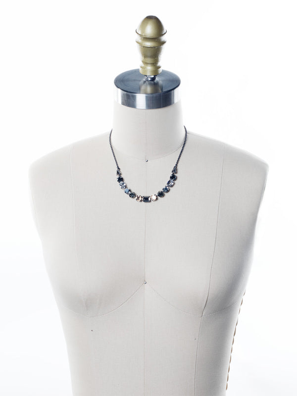 Collier de tennis demi-ligne Tansy | Ombre dorée