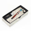 Handmade Murano Glass Dip Pen Pendant with Cord
