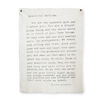 Beautiful Darling {Letter for Sophie} Wall Tarp