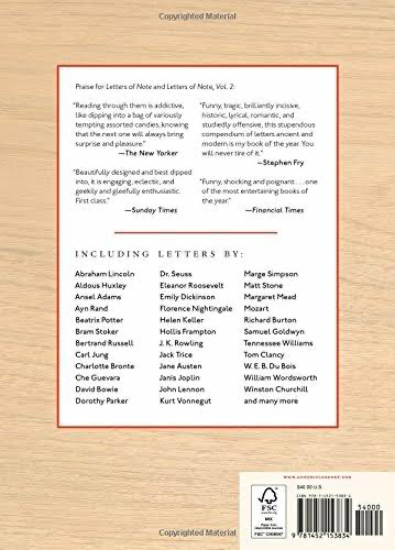 Letters of Note | Vol. 2: An Eclectic Collection of Correspondence Deserving of a Wider Audience