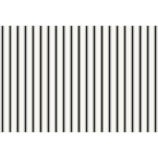 Black Ribbon Stripe Placemat Pack