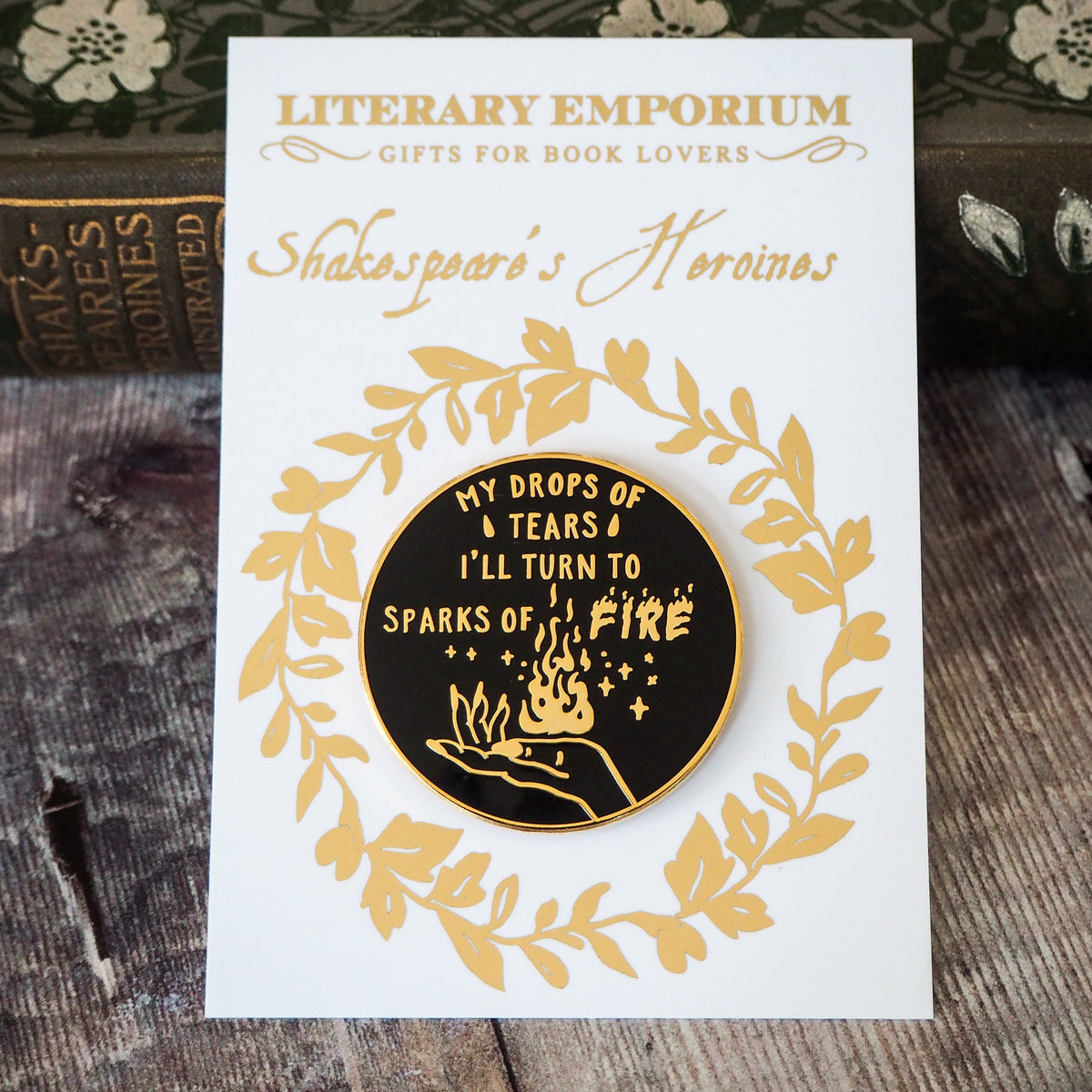Shakespeare’s Heroin Collection | Enamel Pins {Multiple Styles}