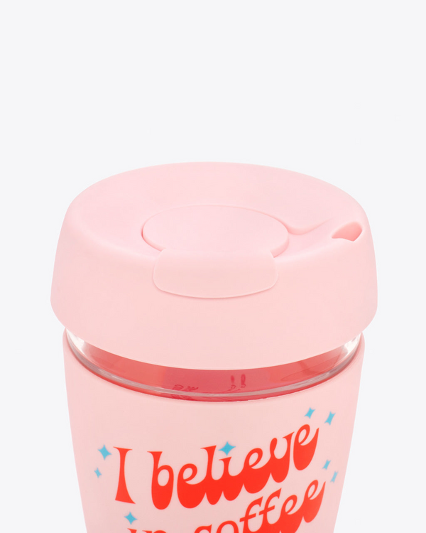 Glass Travel Coffee Mug multiple styles {clearance}