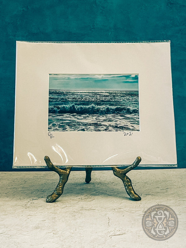 Matted Photo Art | Vilano Beach, FL 2021 {local artist}