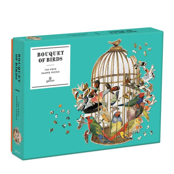 Bouquet of Birds Shaped Puzzle {750 pc}