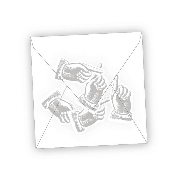 Vintage Pointing Finger Vinyl Sticker Pack