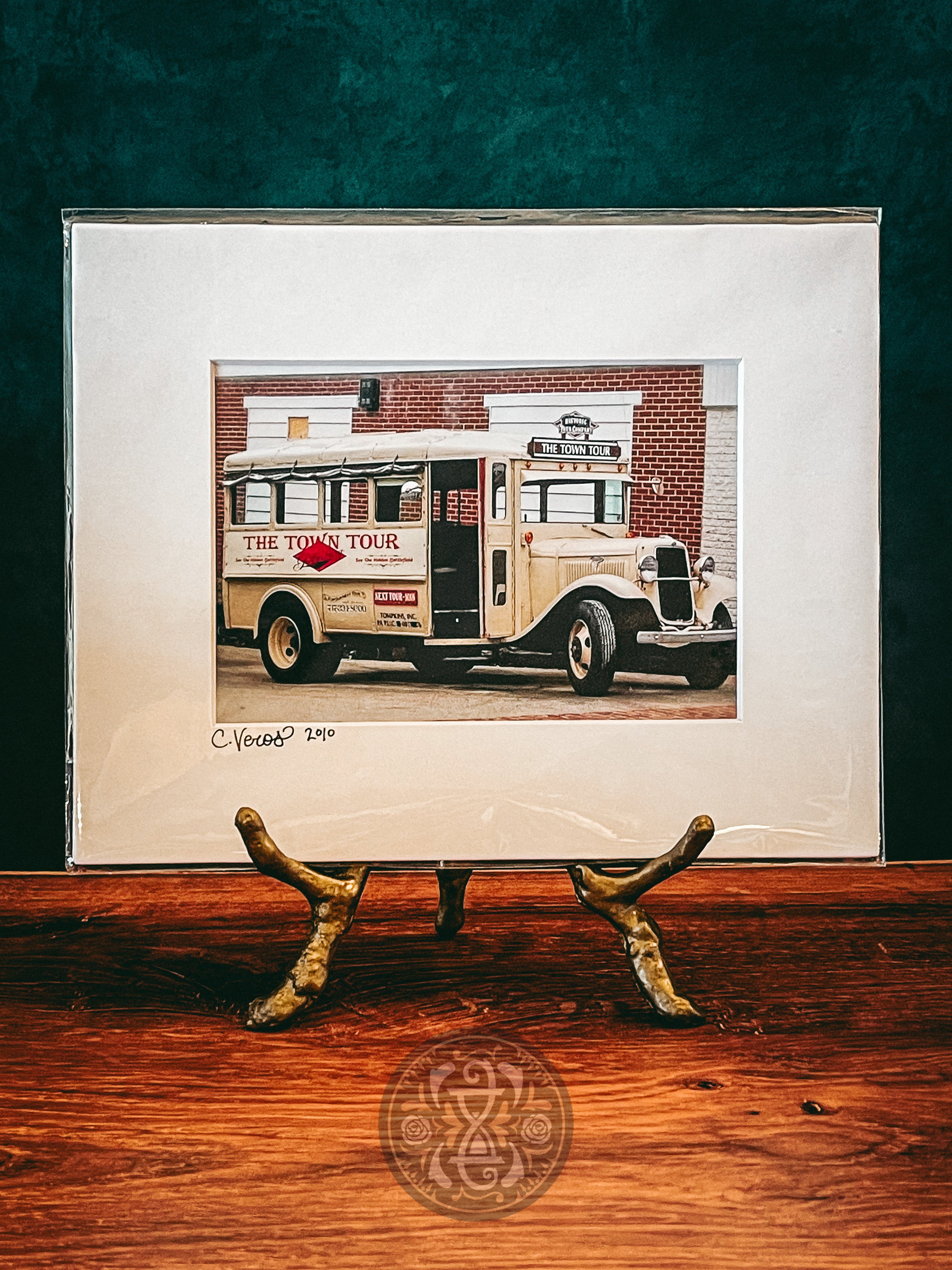 Matted Photo Art | Town Tour Gettysburg 2010 {local artist}