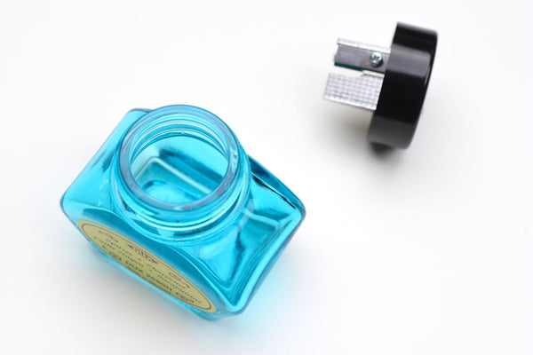 Glass Inkwell Pencil Sharpener {multiple colors}