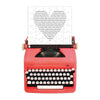 Mini Shaped Puzzle | Just My Type | Vintage Typewriter {100 Piece}
