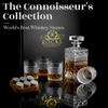 Coffret cadeau carafe à whisky avec verres et pierres rafraîchissantes