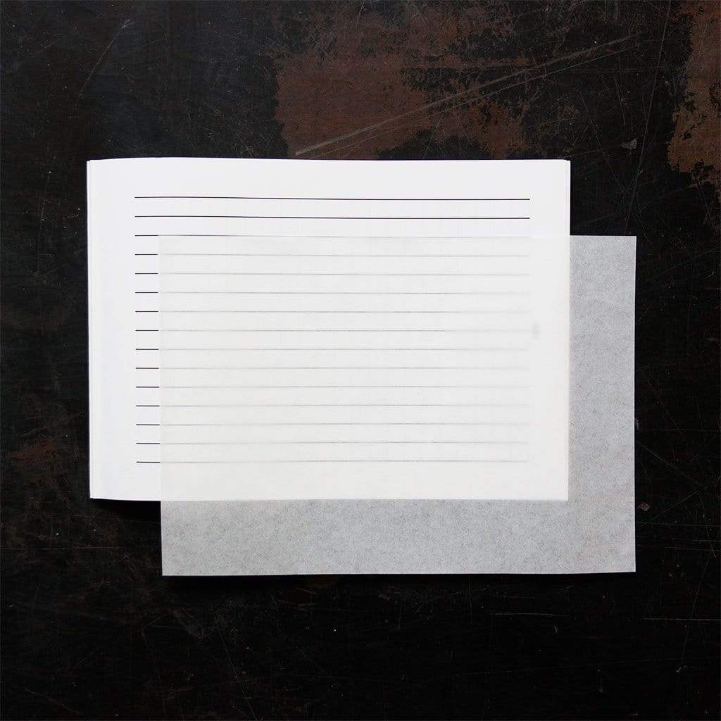 Bloc-notes et enveloppes par avion