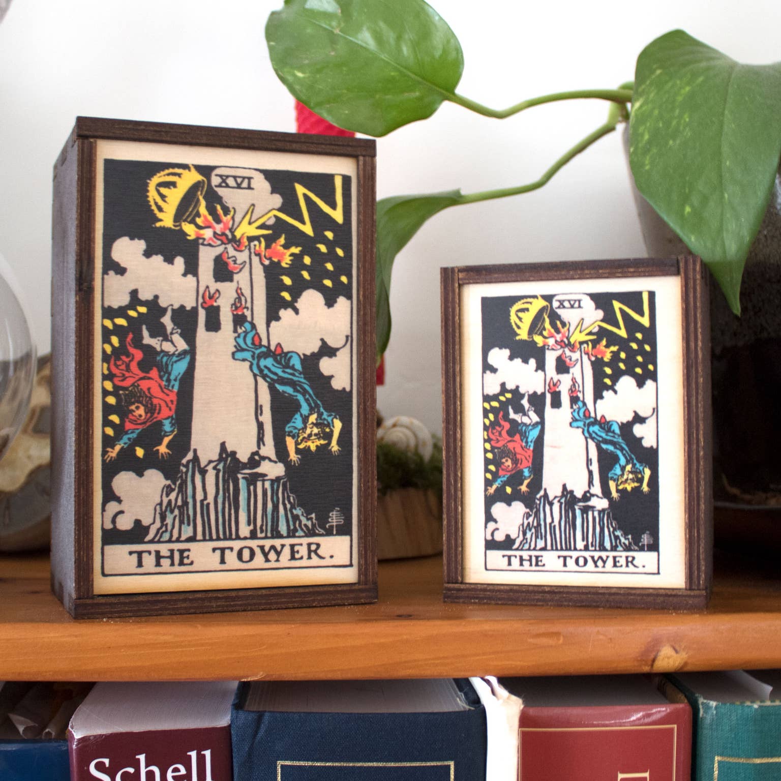 Boîte de rangement en bois inspirée du Tarot {plusieurs modèles}
