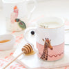 Ensemble de tasses | Perroquet + Girafe