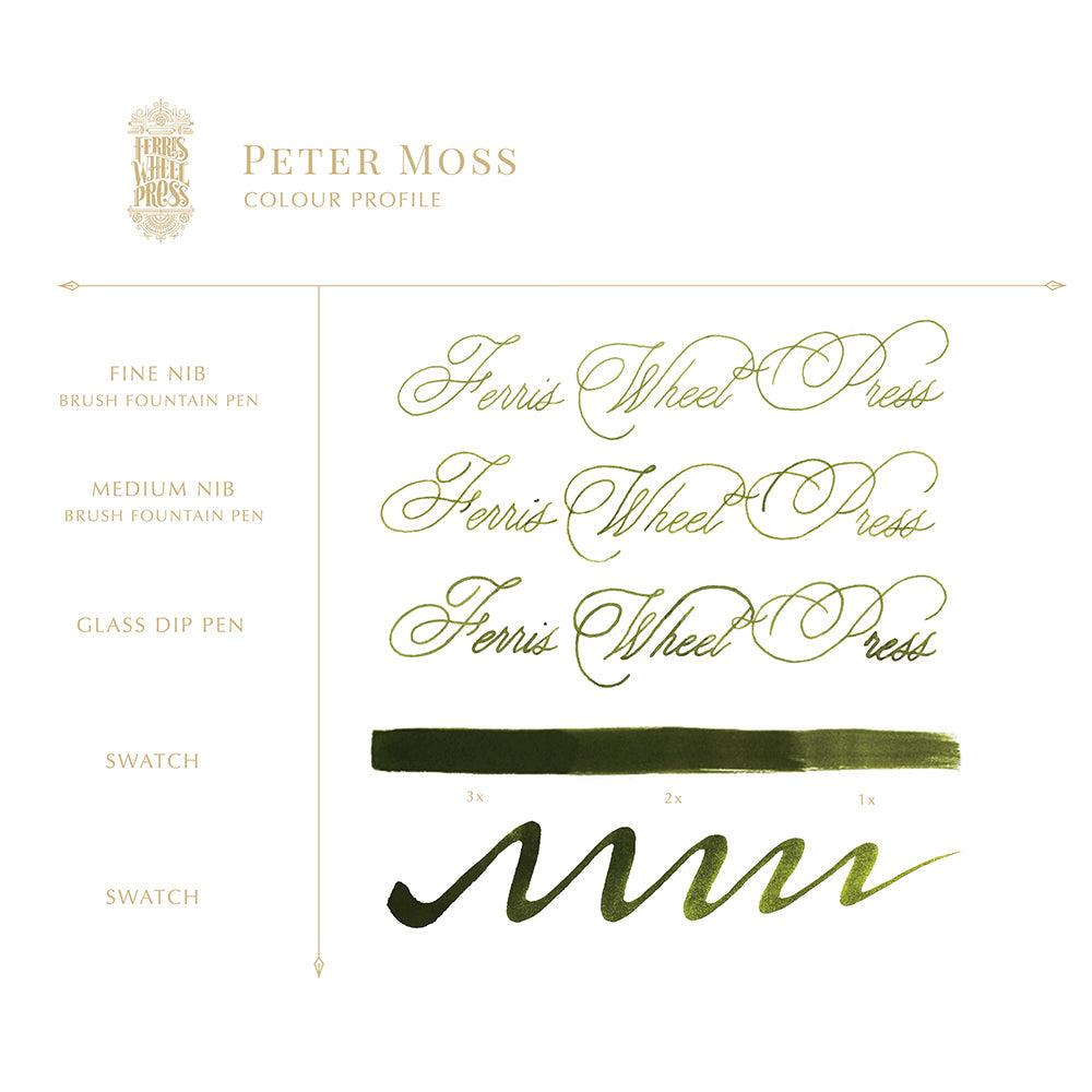 Ferris Wheel Press Fountain Pen Ink | 85mL {multiple colors}