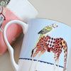 Giraffe + Elephant Mug Set