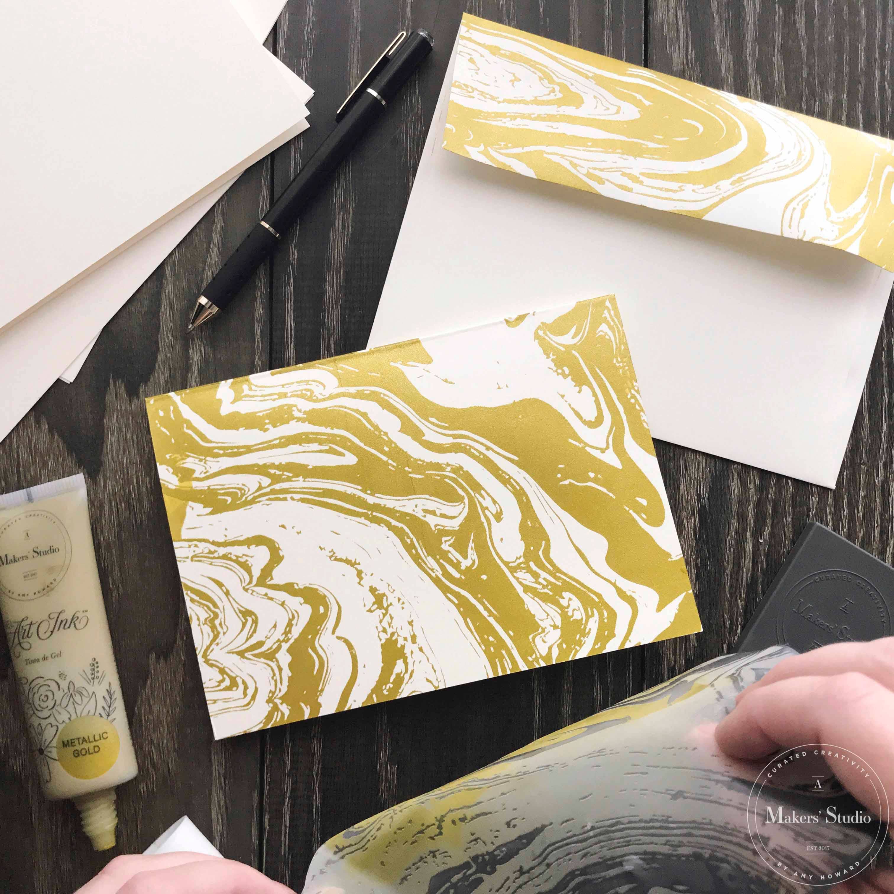 Marbling 8.5x11 Mesh Stencil {clearance}