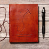 Journaux en cuir faits à la main {5x7} | Collection Zodiaque