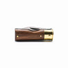 Shotgun Shell Knife | Brass and Mahogany