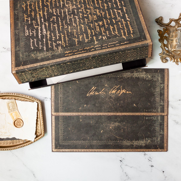 Célébration de Charlie Chaplin | Boîte de manuscrit {12,5" x 9,5"}