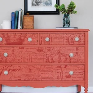 Parisian Script 12x18 Mesh Stencil {clearance}