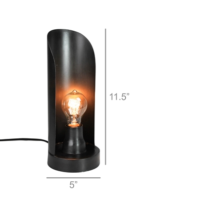 Lampe de table en fer Nash