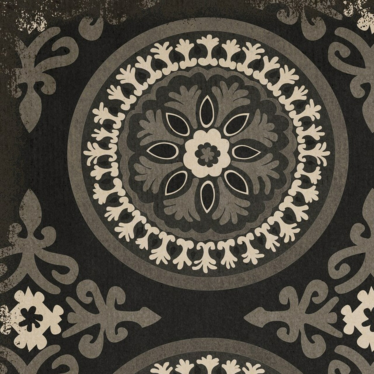 Vintage Vinyl® Floorcloth | Karma {52x76}