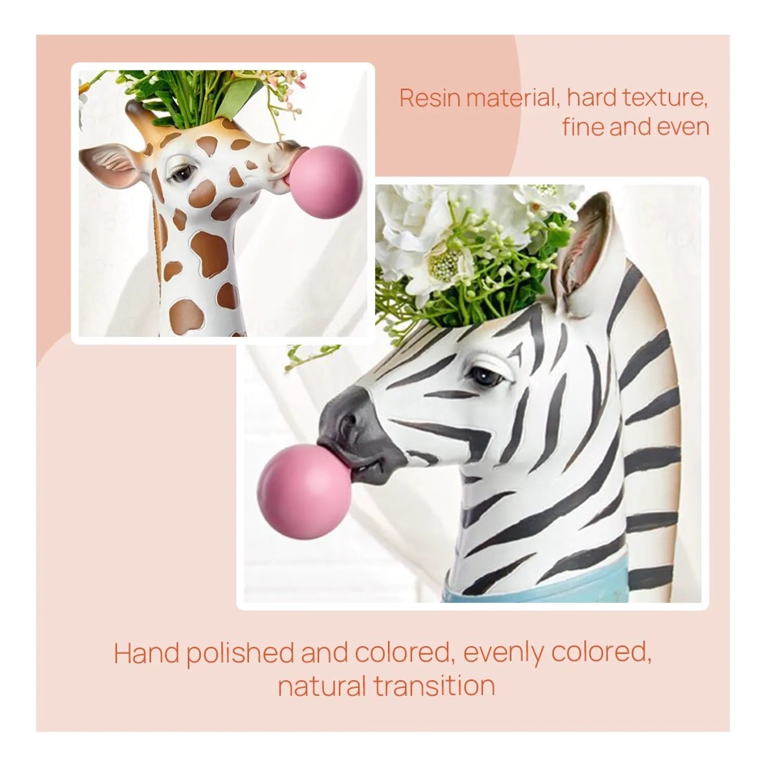 Vase à fleurs | Zoologie Bubblegum {styles multiples}