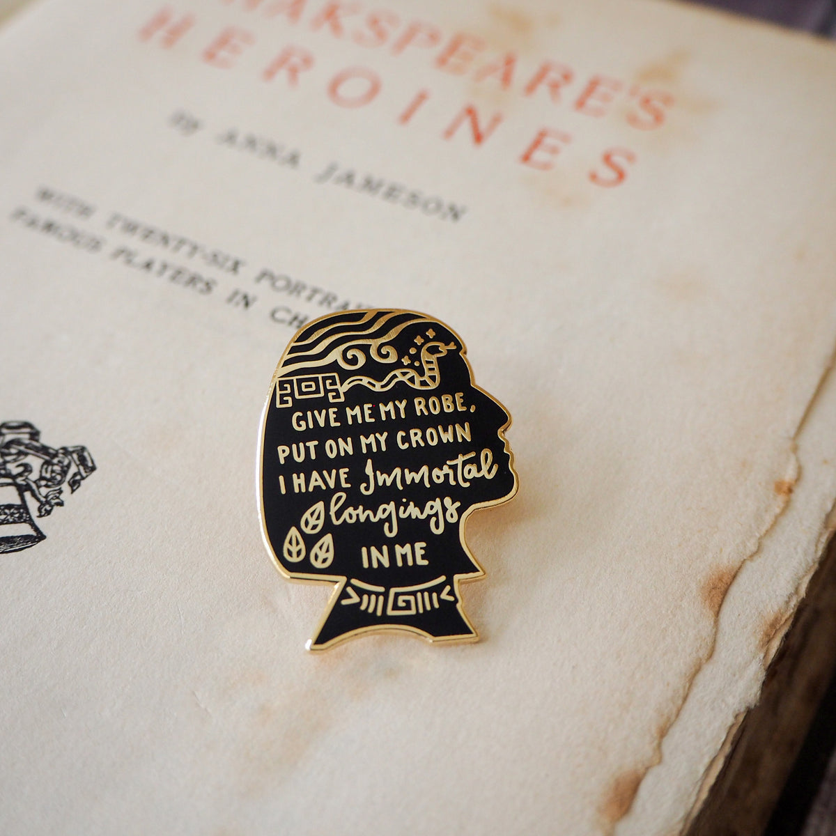 Shakespeare’s Heroin Collection | Enamel Pins {Multiple Styles}