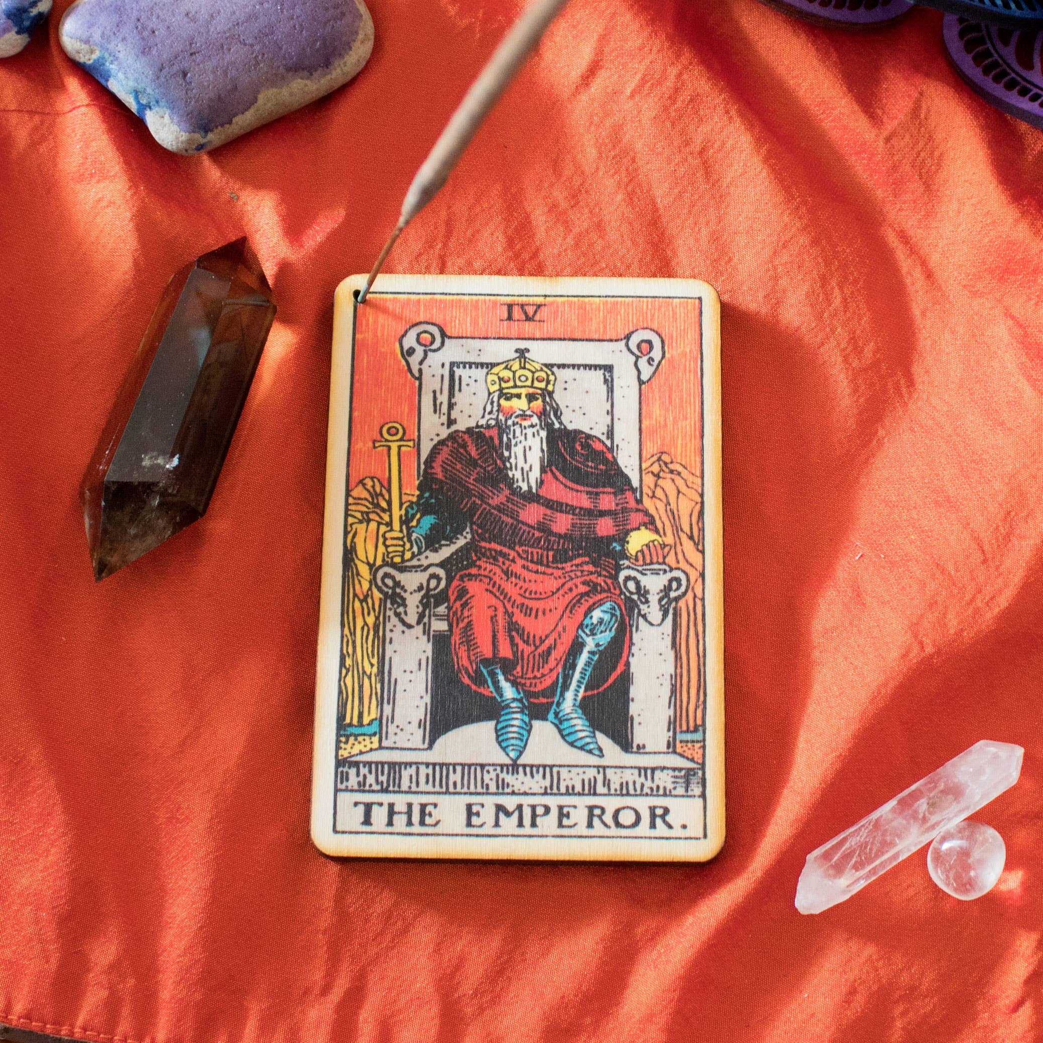 Plateaux d’encens en bois inspirés du Tarot {plusieurs modèles}
