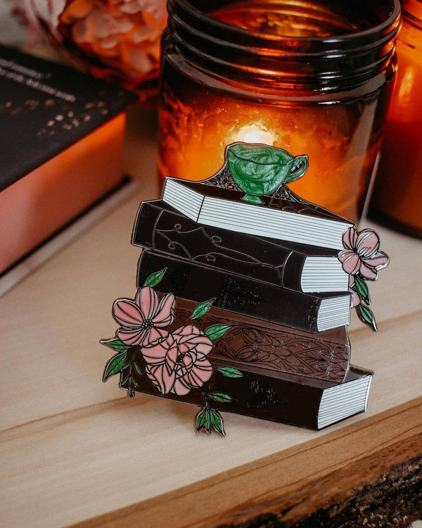 Dark Academia Enamel Pin