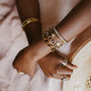 Moon Daisy Delicate Chain Bracelet | Brass