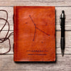 Journaux en cuir faits à la main {5x7} | Collection Zodiaque