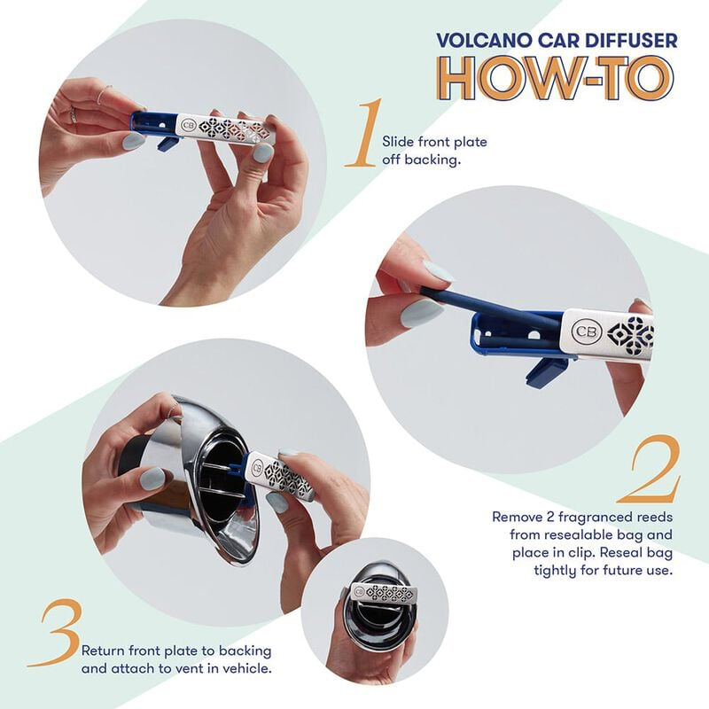 Diffuseur Voiture Volcan + Recharge