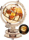 Lampe Globe Lumineuse Puzzle Mécanique En Bois
