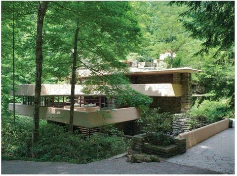 Frank Lloyd Wright’s Fallingwater Double-Sided Puzzle {500 pieces}