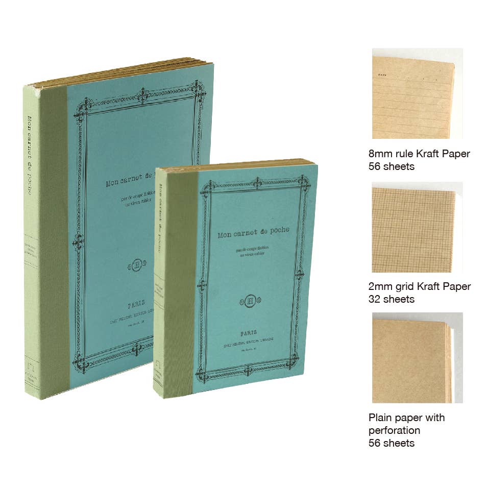 Carnet brut d'inspiration parisienne {plusieurs formats}