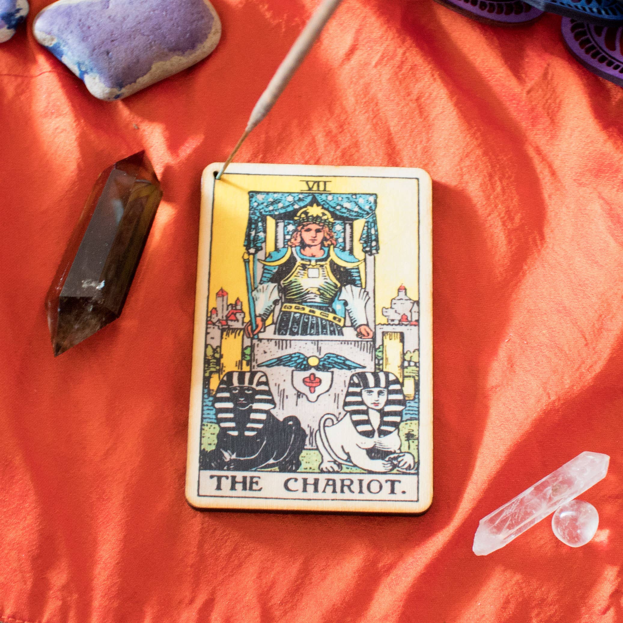 Plateaux d’encens en bois inspirés du Tarot {plusieurs modèles}
