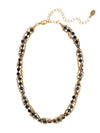 Collier de tennis classique Brandi | Bleu Venise