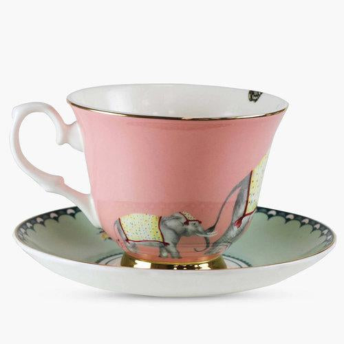 Carnival Elephant Cup + Saucer