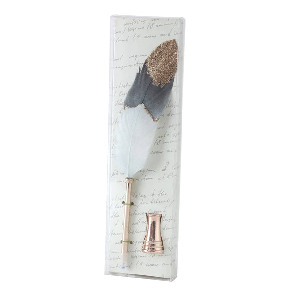 Quill Ballpoint Pen + Stand {multiple styles}