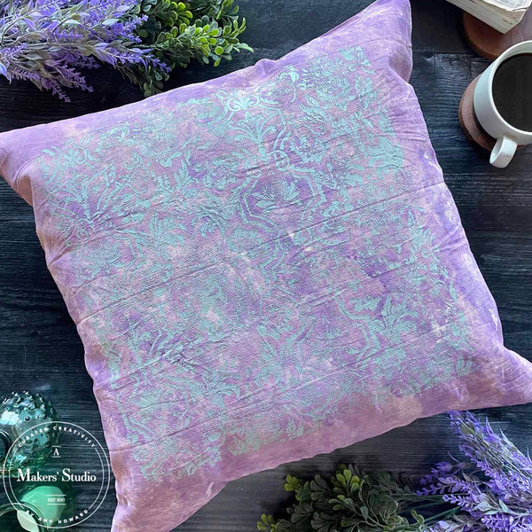 Floral Damask 12x12 Mesh Stencil