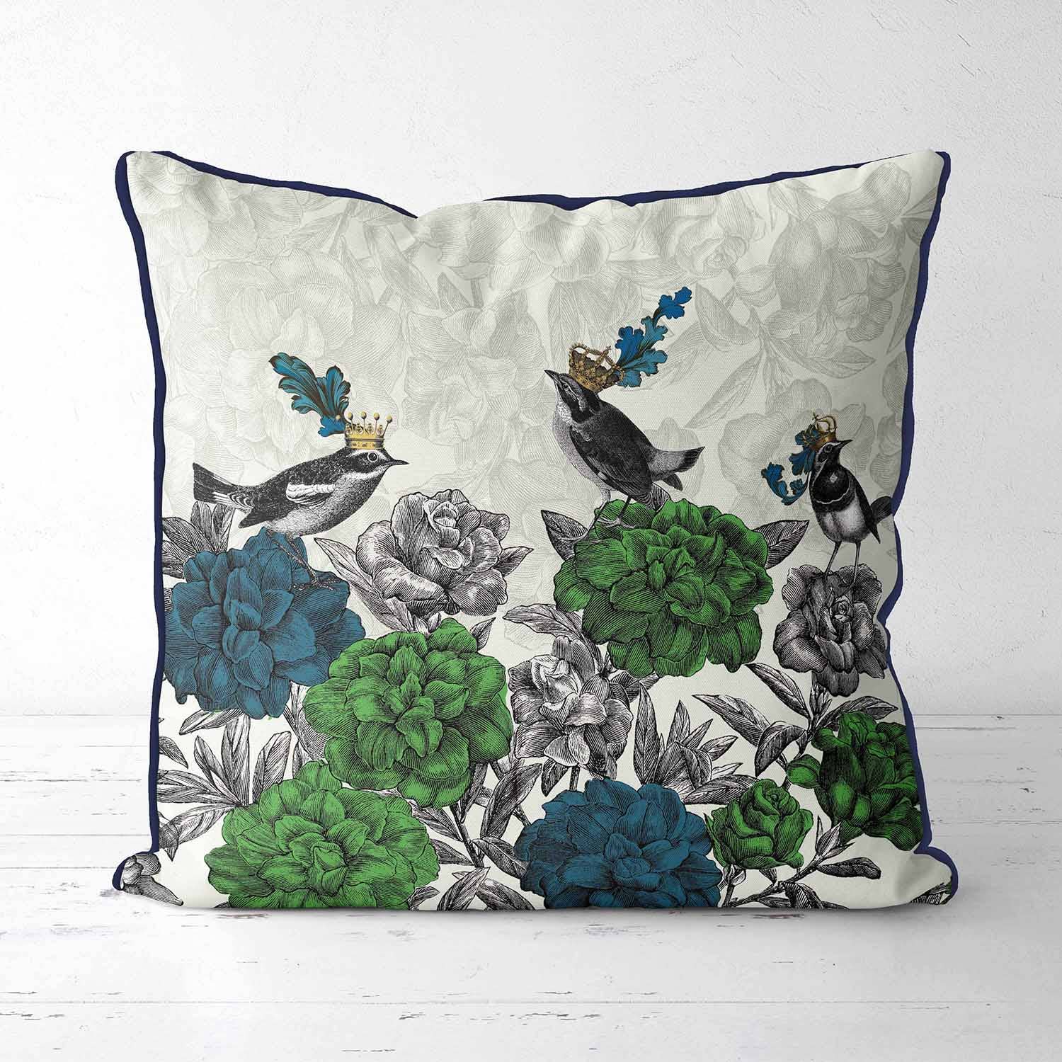Housse d’oreiller Blooming Birds {Motifs multiples}